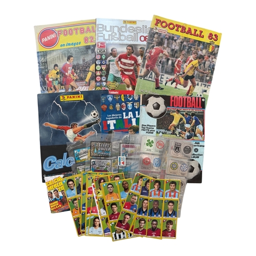 5024 - COLLECTION OF FOOTBALL STICKER ALBUMS, PANINI FOOTBALL 1982 FRENCH LEAGUE (COMPLETE), BUNDESLIGA 200... 