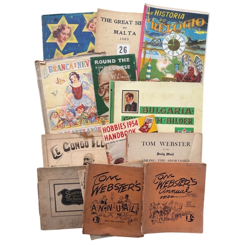 5030 - COLLECTION OF VINTAGE STICKER & TRADE CARD ALBUMS, IDOLOS LA TELLA (COMPLETE), THE GREAT SIEGE OF MA... 