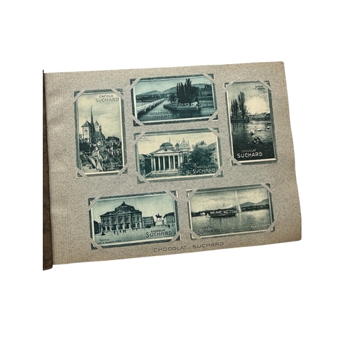 5031 - SUCHARD CHOCOLAT TRADE CARD ALBUM, COMPLETE WITH ALL CARDS, IN GOOD CONDITON.