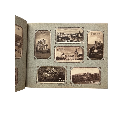 5031 - SUCHARD CHOCOLAT TRADE CARD ALBUM, COMPLETE WITH ALL CARDS, IN GOOD CONDITON.