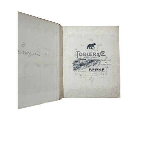5032 - TOBLER & CO CHOCOLAT TRADE CARD ALBUM, COMPLETE WITH ALL CARDS.
