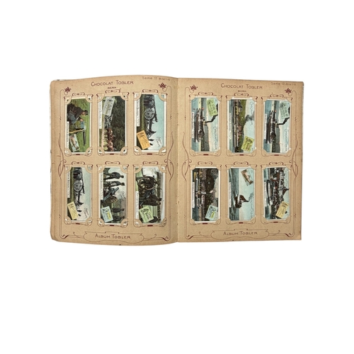 5032 - TOBLER & CO CHOCOLAT TRADE CARD ALBUM, COMPLETE WITH ALL CARDS.