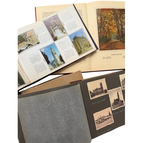5042 - COLLECTION OF VINTAGE TRADE CARD/ STICKER ALBUMS,  LES MAITRES DE LA PEINTURE (COMPLETE), VEGE BELGI... 