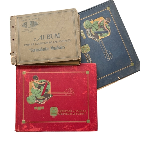 5043 - COLLECTION OF VINTAGE TRADE CARD/ STICKER ALBUMS,  ALBUM 'CURIOSIDADES MUNDIALES' (COMPLETE WITH THE... 