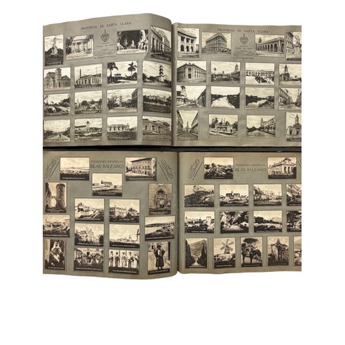 5044 - COLLECTION OF CUBAN CIGARETTE CARD ALBUMS, CUBA EN 1925 SUSINI GREEN ALBUM (COMPLETE), ESPANAN AMERI... 