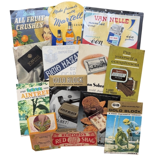 5051 - COLLECTION OF VINTAGE ADVERTISEMENT ITEMS, SHOP SIGNS, ETC, 2 FRAMED EXAMPLES, SEE PHOTOS