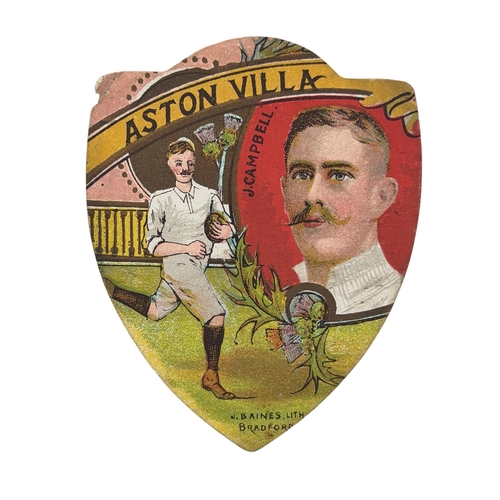 BAINES FOOTBALL TRADE CARD, ASTON VILLA, J.CAMPBELL.