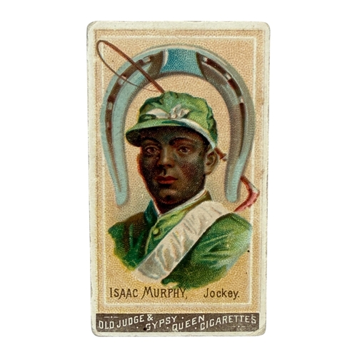1888 N162 GOODWIN & CO CHAMPIONS CARD, ISAAC MURPHY, JOCKEY.