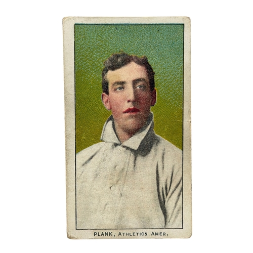 E95 PHILADELPHIA CARAMEL BASEBALL TRADE CARD, EDDIE PLANK, ATHLETICS AMER.