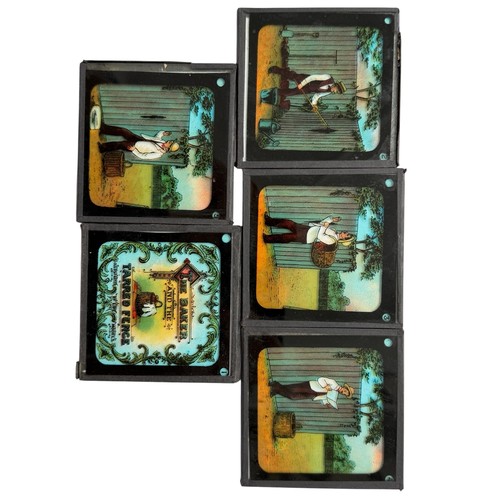 5056 - COLLECTION OF VINTAGE GLASS NEGATIVES, DICK WHITTINGTON, PILGRIMS PROGRESS, RED RIDING HOOD, UNCLE T... 