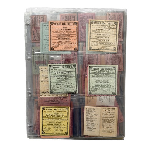5057 - COLLECTION OF AMERICAN TOBACCO INSERTS, 100+, TO INCLUDE SWEET CAPORAL, KIMBALL, KINNEY, PIEDMONT.