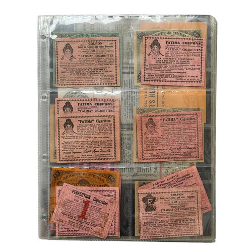 5057 - COLLECTION OF AMERICAN TOBACCO INSERTS, 100+, TO INCLUDE SWEET CAPORAL, KIMBALL, KINNEY, PIEDMONT.