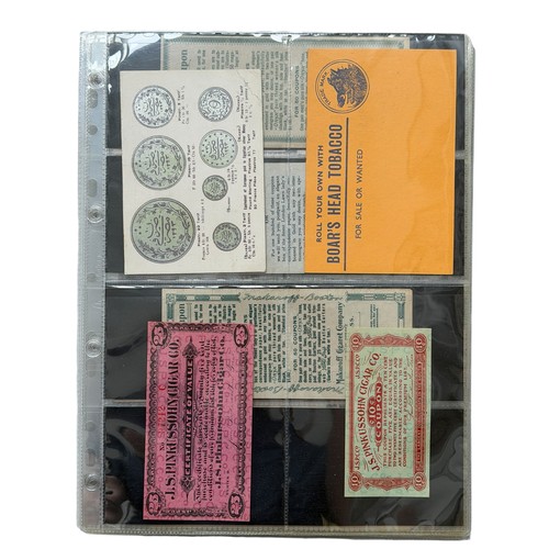 5057 - COLLECTION OF AMERICAN TOBACCO INSERTS, 100+, TO INCLUDE SWEET CAPORAL, KIMBALL, KINNEY, PIEDMONT.