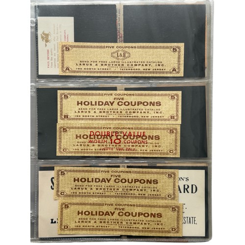 5058 - COLLECTION OF AMERICAN TOBACCO INSERTS, 100+, TO INCLUDE BAGPIPE, NEBOK, SATIN.