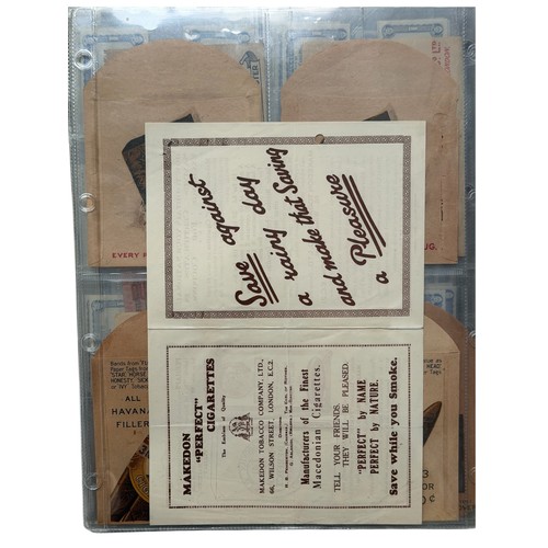 5059 - COLLECTION OF TOBACCO/ CIGARETTE INSERTS, 180+, MOSTLY BRITISH, OGDENS, DUKES, PLAYERS, ETC.