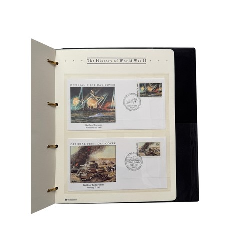 5055 - MISCELLANY, 150+ GUINNESS BEER MATS STORED IN 2 BINDERS, THE HISTORY OF WORLD WAR II FIRST DAY COVER... 