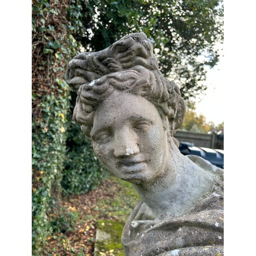 63 - A CARICATURE STATUE OF APOLLO ON PLINTH
Purchased by Derren for the comedic value of the misshapen c... 