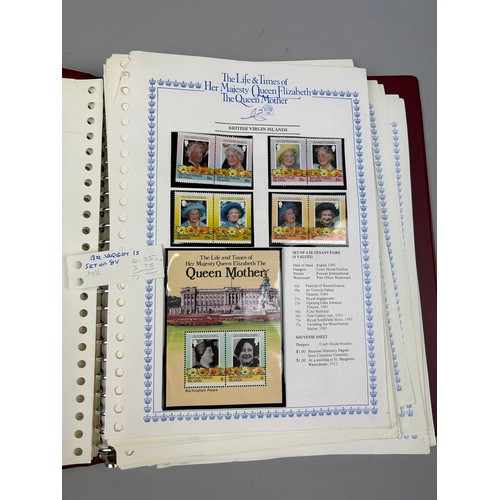 155 - A COLLECTION OF FIVE ALBUMS OF CORONATION STAMPS TO INCLUDE: 

1986 Royal Wedding
Prince of Wales an... 