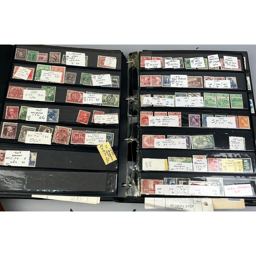 158 - A COLLECTION OF SIX ALBUMS OF WORLD STAMPS, to include Australian roo's, Barbados, Rhodes Island, Gh... 