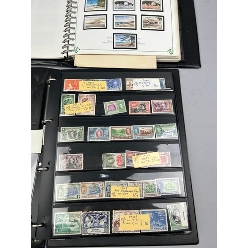 161 - A COLLECTION OF 7 STAMP ALBUMS, to include material from St Kitts, Leeward Islands, Nevis, British H... 