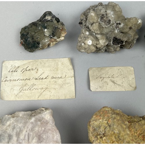 2 - A RARE CABINET COLLECTION OF MINERALS CIRCA 1810-1860, including labels for some very important name... 