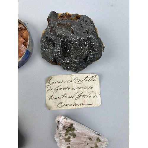 3 - A RARE CABINET COLLECTION OF MINERALS CIRCA 1810-1860, including minerals probably collected by Wilh... 