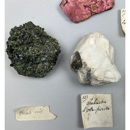 3 - A RARE CABINET COLLECTION OF MINERALS CIRCA 1810-1860, including minerals probably collected by Wilh... 