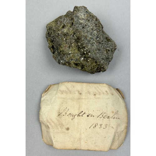 3 - A RARE CABINET COLLECTION OF MINERALS CIRCA 1810-1860, including minerals probably collected by Wilh... 