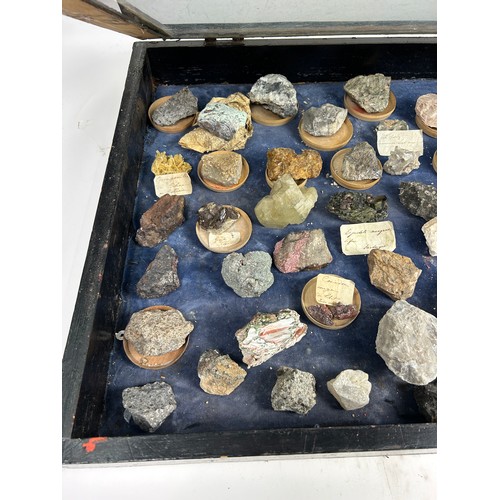 2 - A RARE CABINET COLLECTION OF MINERALS CIRCA 1810-1860, including labels for some very important name... 