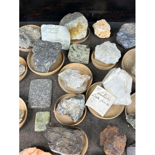 3 - A RARE CABINET COLLECTION OF MINERALS CIRCA 1810-1860, including minerals probably collected by Wilh... 