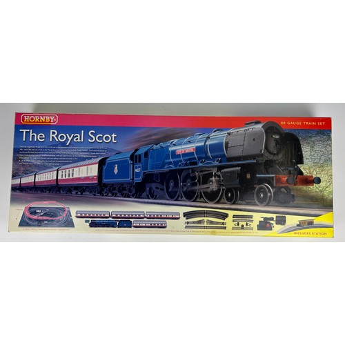 216 - HORNBY OO GAUGE R1094 'THE ROYAL SCOT' TRAIN SET

**Please note this lot will be available for colle... 