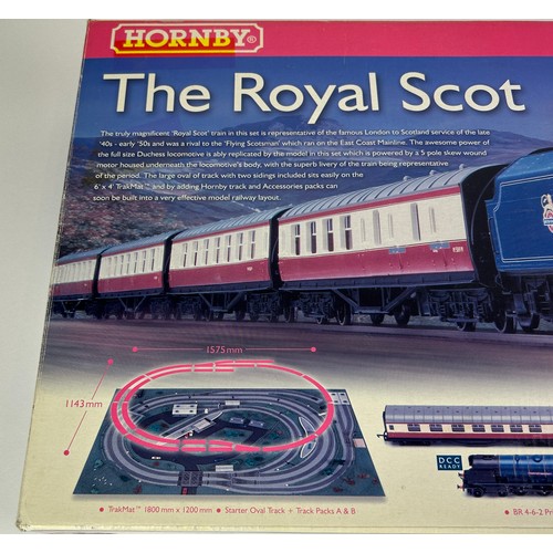 216 - HORNBY OO GAUGE R1094 'THE ROYAL SCOT' TRAIN SET

**Please note this lot will be available for colle... 