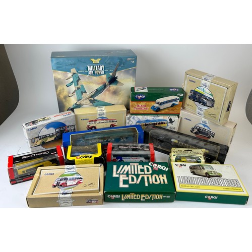 221 - A COLLECTION OF BOXED CORGI TOYS TO INCLUDE BUSES (Qty)

**Please note this lot will be available fo... 