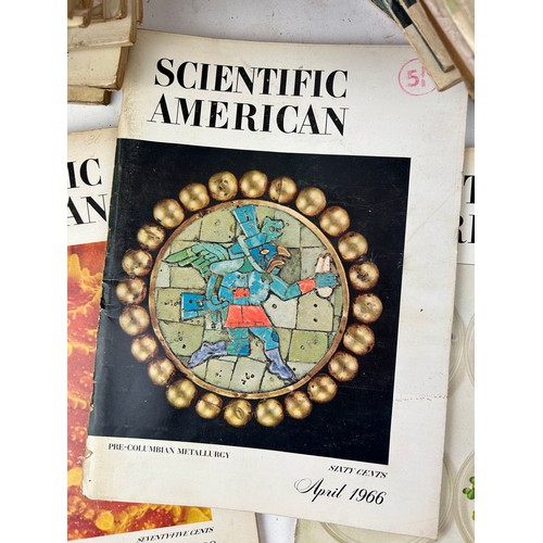 212 - AN INTERESTING COLLECTION OF OVER SIXTY EDITIONS OF THE 'SCIENTIFIC AMERICAN' JOURNAL FROM 1963-1972... 