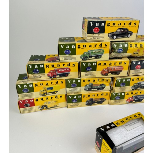 230 - A COLLECTION OF VANGUARDS TOY CARS AND TRUCKS, all in original boxes (15) 

Some boxes damaged.

**P... 