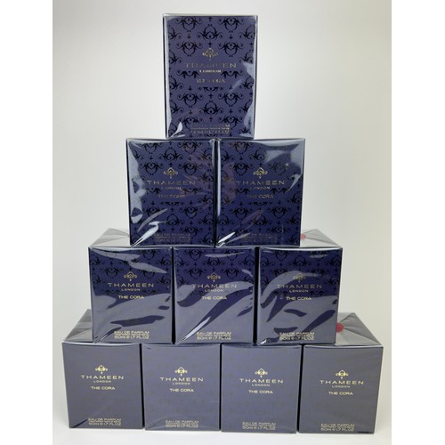 195 - 10X THAMEEN PERFUME 'THE CORA', boxed in original packaging (10)

**Please note this lot will be ava... 