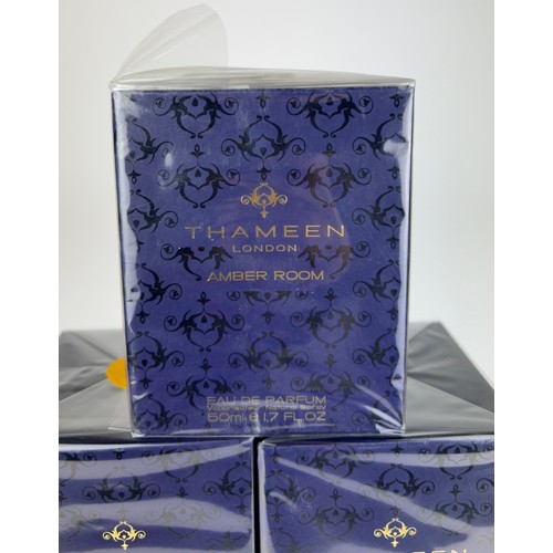 191 - 10X THAMEEN PERFUME 'AMBER ROOM', boxed in original packaging (10),

One pack, cellophane a little l... 