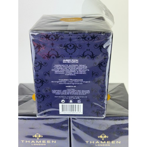 191 - 10X THAMEEN PERFUME 'AMBER ROOM', boxed in original packaging (10),

One pack, cellophane a little l... 