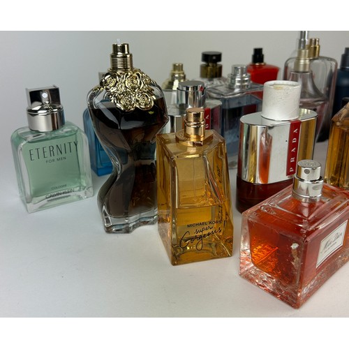 159 - A COLLECTION OF PARTIALLY USED DESIGNER PERFUME BOTTLES, to include Prada, Dior and more (Qty)

**Pl... 