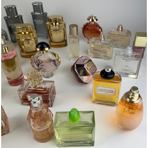 158 - A COLLECTION OF PARTIALLY USED DESIGNER PERFUME BOTTLES, to include Issues Miyake, Prada, Dior, Give... 