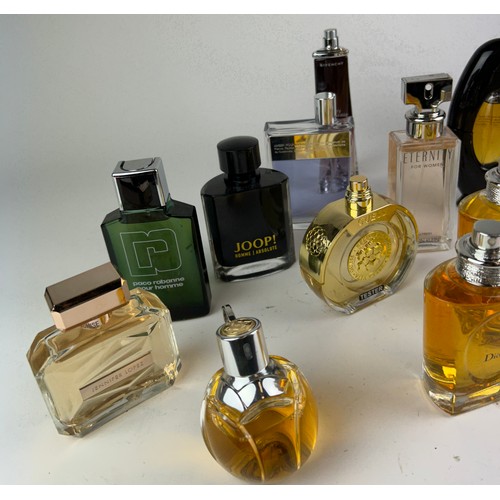 174 - A COLLECTION OF PARTIALLY USED DESIGNER PERFUME BOTTLES, to include Dior, Prada and Paco Rabanne (Qt... 