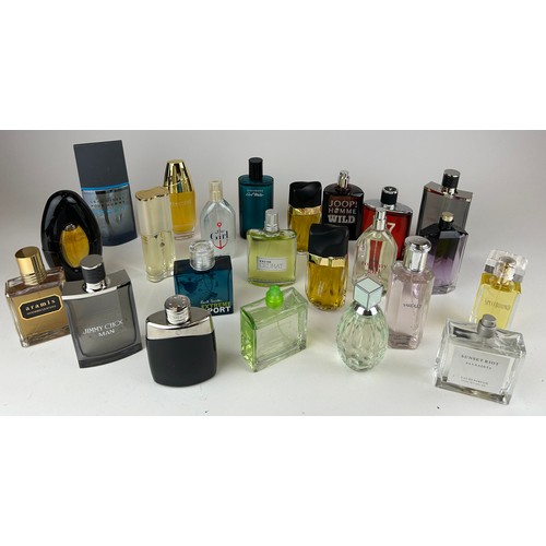 185 - A COLLECTION OF FULL DESIGNER PERFUMES, to include Jimmy Choo, Montblanc, Issey Miyake and more (Qty... 