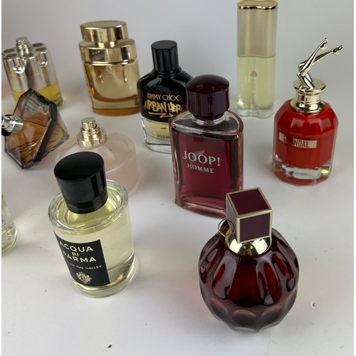 186 - A COLLECTION OF FULL DESIGNER PERFUMES, to include Acqua Di Parma, Joop, Issey Miyake and more (Qty)... 