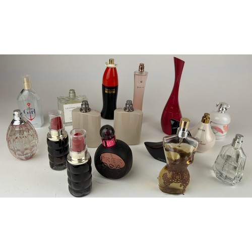 180 - A COLLECTION OF FULL AND PARTIALLY USED DESIGNER PERFUMES, to include Tommy Girl, Jimmy Choo and mor... 