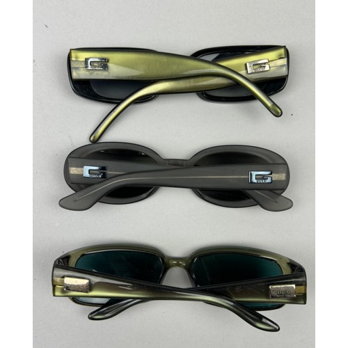 91 - THREE PAIRS OF GUCCI SUNGLASSES (3)