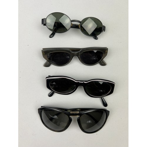 83 - FOUR PAIRS OF SUNGLASSES, brands to include CP company and Belstaff (foldable frames)