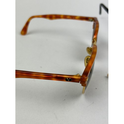 86 - FIVE PAIRS OF VINTAGE VALENTINO SUNGLASSES (5)