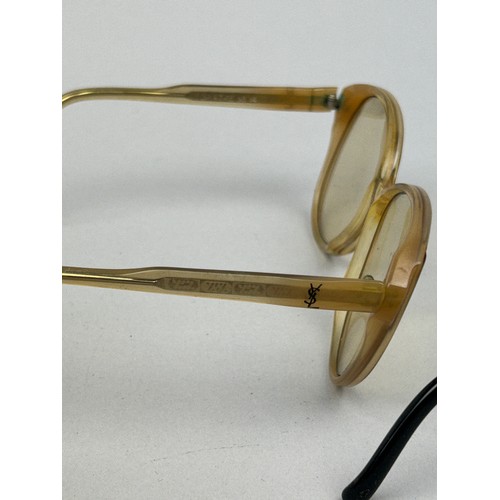 88 - FOUR PAIRS OF VINTAGE YVES SAINT LAURENT YSL SUNGLASSES (4)