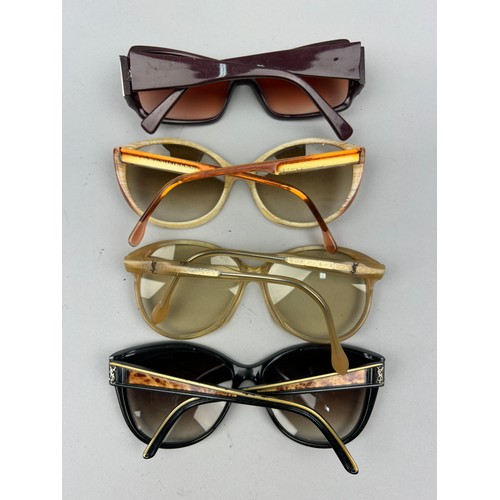 88 - FOUR PAIRS OF VINTAGE YVES SAINT LAURENT YSL SUNGLASSES (4)