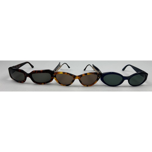 90 - THREE PAIRS OF VINTAGE YVES SAINT LAURENT SUNGLASSES (3)